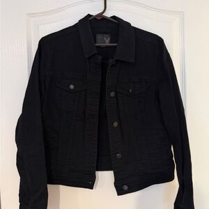Classic Black Denim Jacket